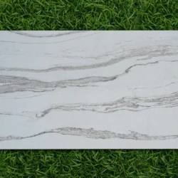 Flexible stone veneer sheet with Panda-White stone texture for interior and exterior applications – Indian Natural Stones