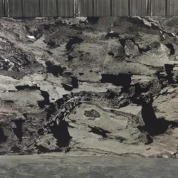 Premium-Black flexible stone veneer sheet featuring dramatic natural patterns and warm earthy tones by Indian Natural Stones