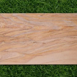 Rainbow flexible stone veneer sheet showcasing soft sandstone texture by Indian Natural Stones