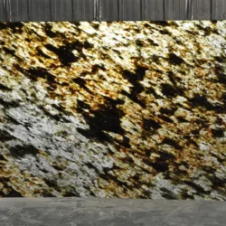 Silver Shine Gold flexible stone veneer sheet showcasing bold mineral textures by Indian Natural Stones