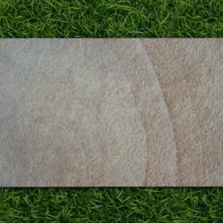 Flexible stone veneer sheet in Spackle Yellow finish with natural texture by Indian Natural Stones