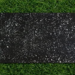 Terrazzo black flexible stone veneer sheet by Indian Natural Stones